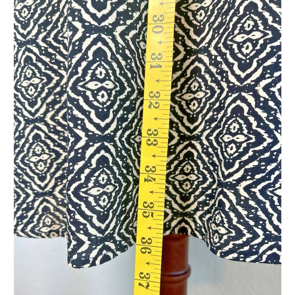 Papillon womens shift dress w/tie tassel embroidered Large cottage summer travel - Picture 7 of 8
